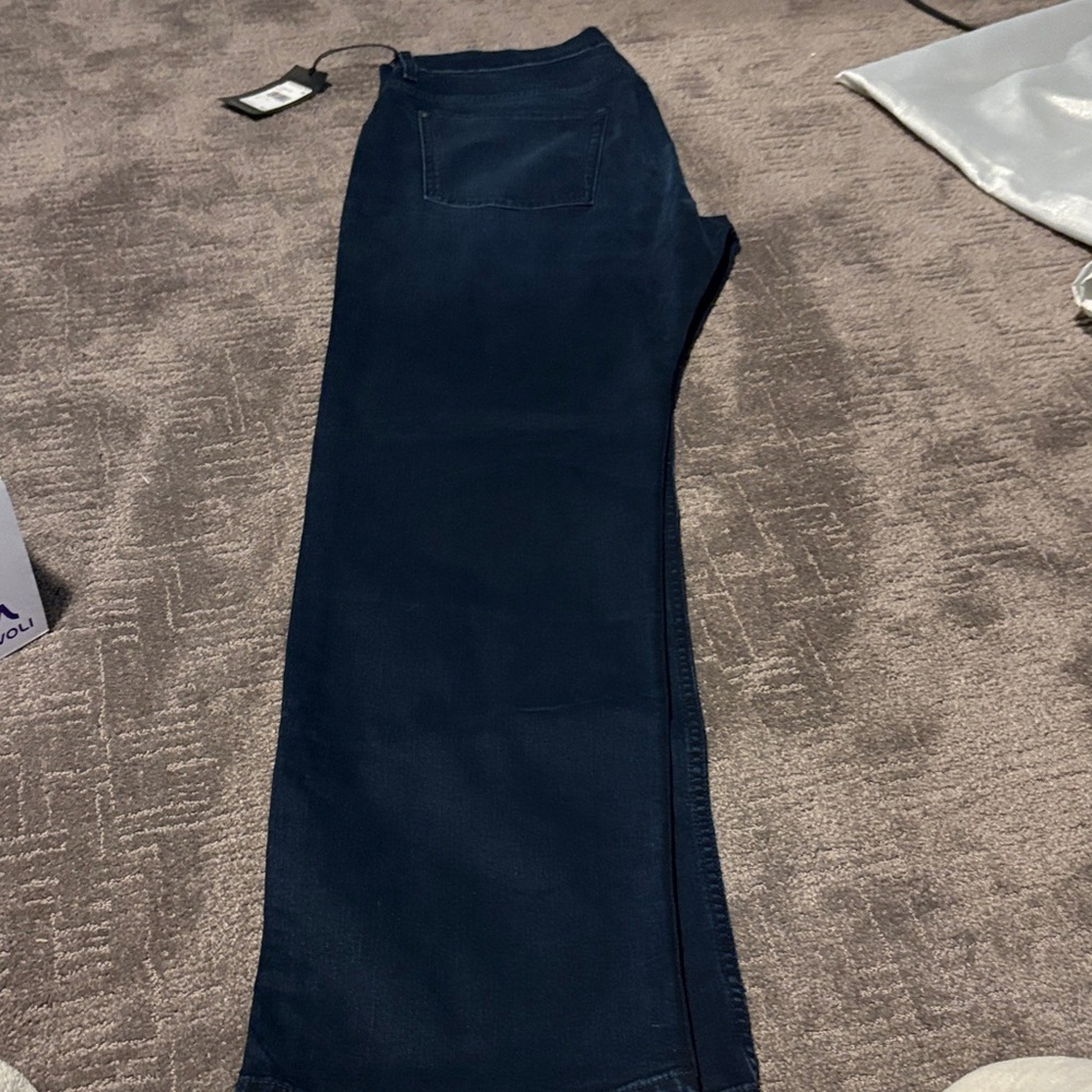 7 For All Mankind Navy Flare Jeans